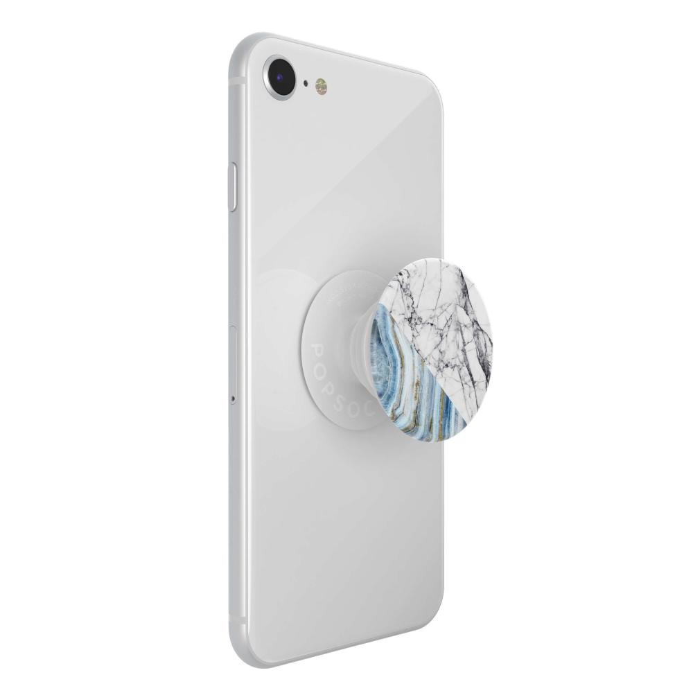 PopSockets Avtagbart Grip med Ställfunktion Aegean Marble