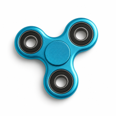 Fidget Spinner Ultra Spin Trio Metal - Bl&aring;