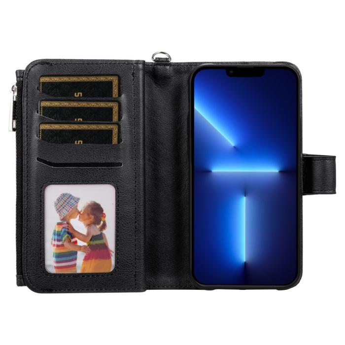 Bild 6, iPhone 13 Pro Max Fodral/Skal 2in1 Magnet Multifunktionellt Svart