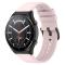 Silikon Armband Smartwatch (22 mm) Ljus Rosa