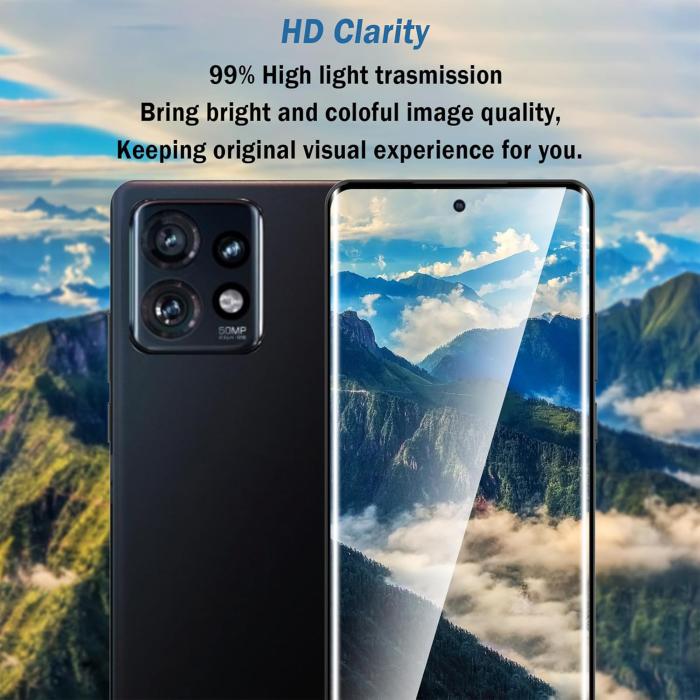Bild 2, Motorola Moto G15 Power Skärmskydd Heltäckande Härdat Glas