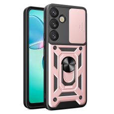 Samsung Galaxy S26 Skal CamShield Ring Hybrid Ros&eacute;guld