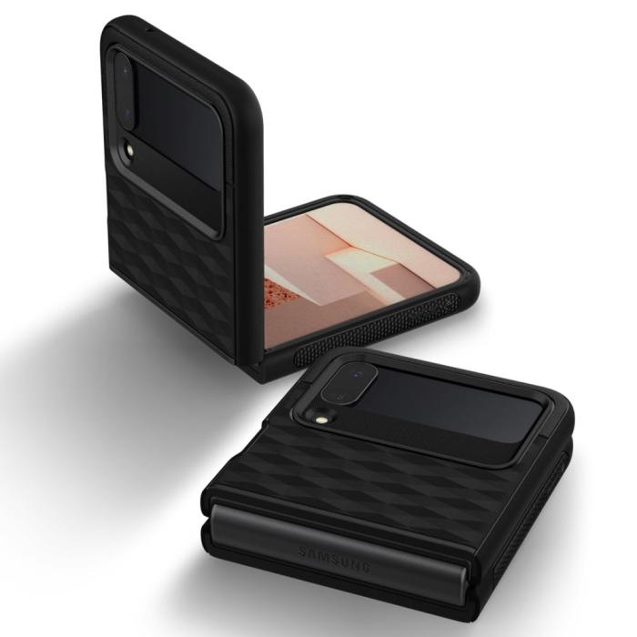Bild 5, Spigen Caseology Samsung Galaxy Z Flip 4 Skal Parallax Matt Svart