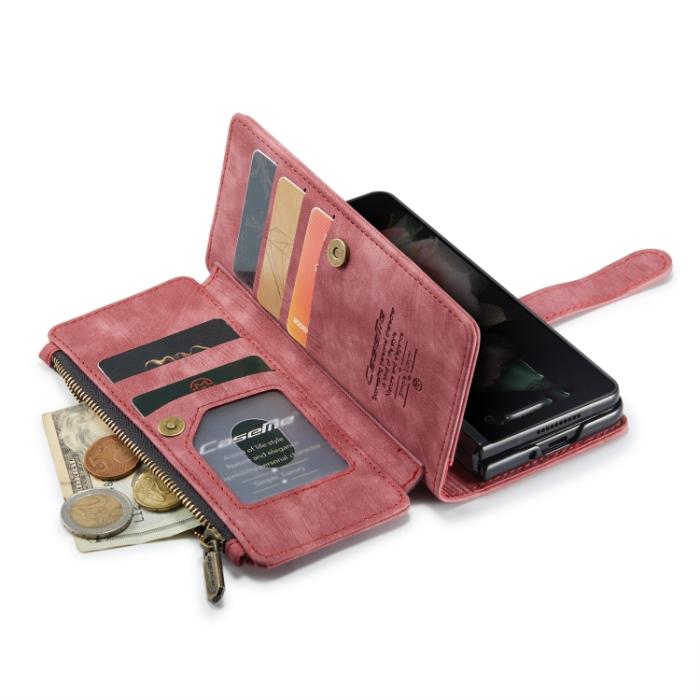 Bild 6, CASEME Galaxy Z Fold 4 Fodral Multifunktionell Röd