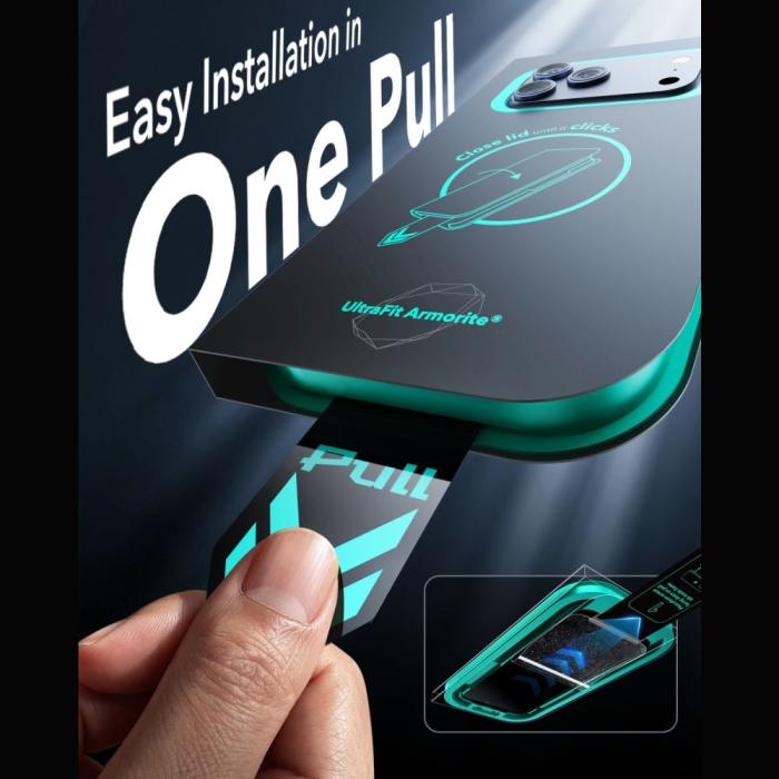 Bild 5, ESR iPhone 18 Pro Max/17 Pro Max 2-PACK Skärmskydd Amorite Härdat Glas