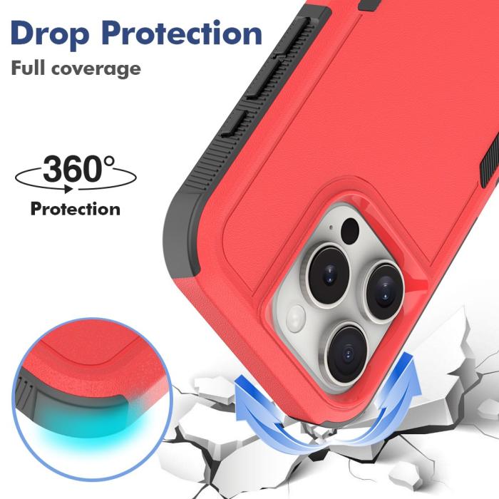Bild 3, iPhone 16 Pro Skal Extreme Shockproof Röd