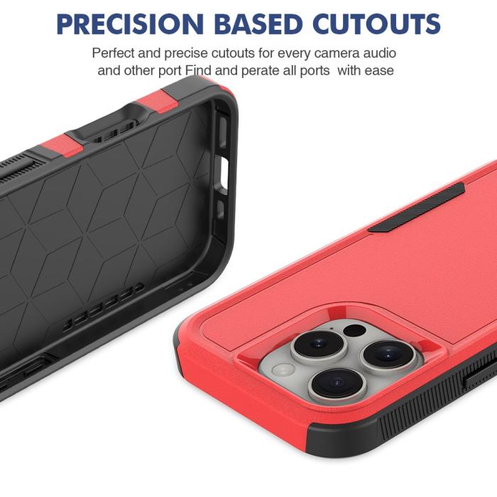 Bild 5, iPhone 16 Pro Skal Extreme Shockproof Röd