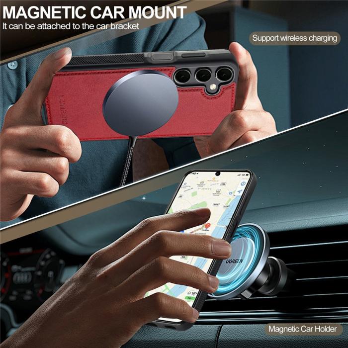 Bild 5, LC.IMEEKE Galaxy S26 Skal MagSafe Avtagbart Kortfack