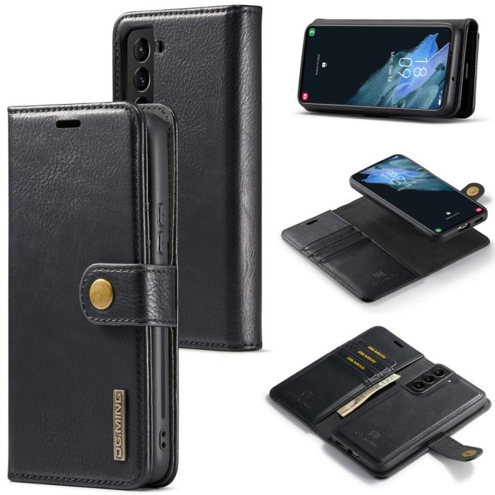 Bild 1, DG.MING Galaxy S24 2in1 Magnet Fodral / Skal Svart