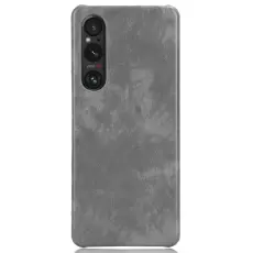 Sony Xperia 1 V Skal Slim L&auml;der Gr&aring;