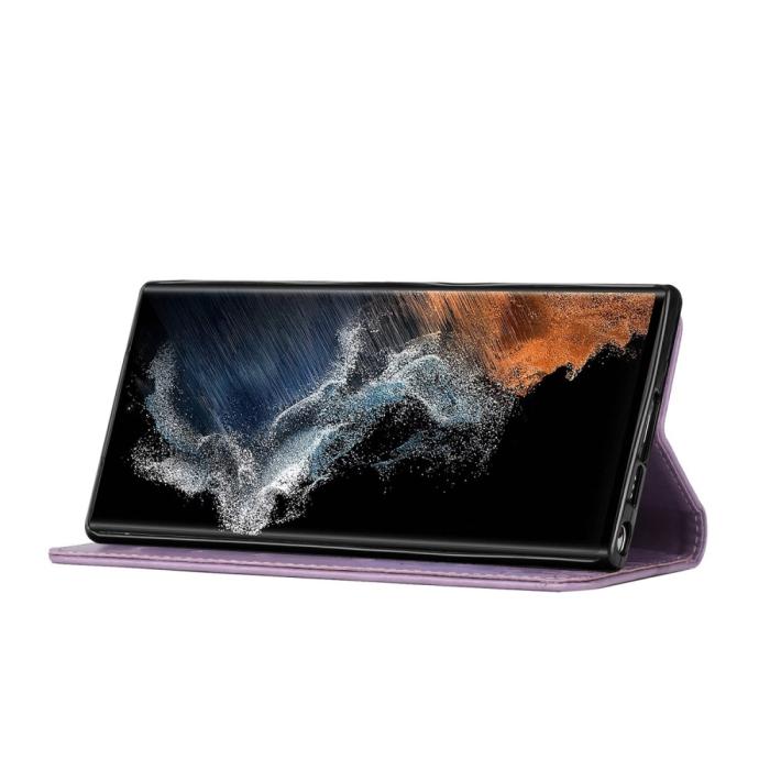 Bild 5, Samsung Galaxy S23 Ultra Fodral Med Tryck Ljus Lila