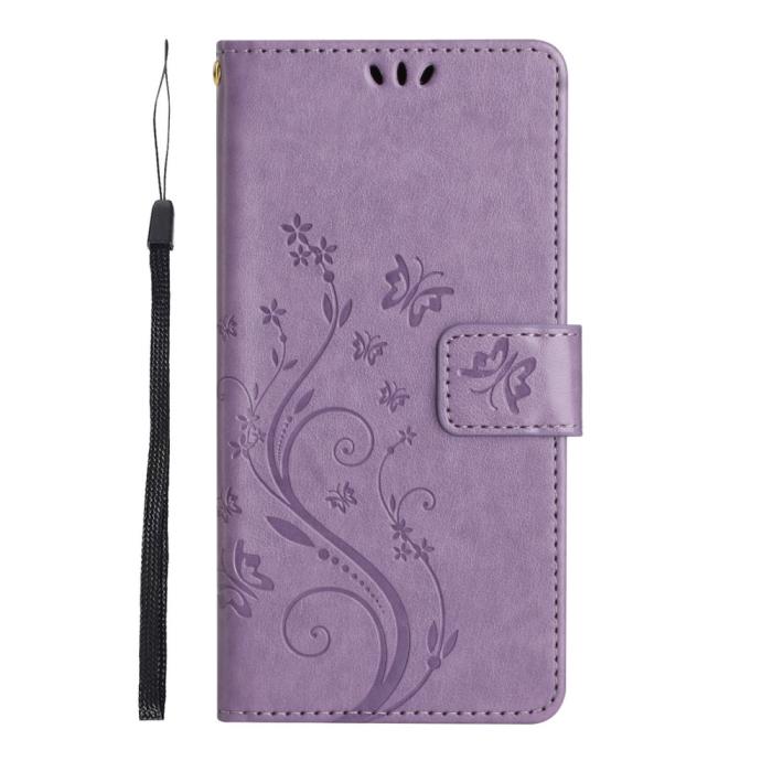 Bild 6, Samsung Galaxy S23 Ultra Fodral Med Tryck Ljus Lila