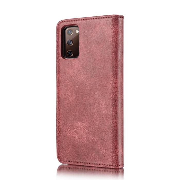 Bild 4, Samsung Galaxy S20 FE - DG.MING 2in1 Magnet Fodral - Vinröd