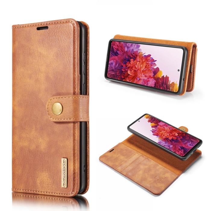Bild 1, Samsung Galaxy S20 FE - DG.MING 2in1 Magnet Fodral - Brun