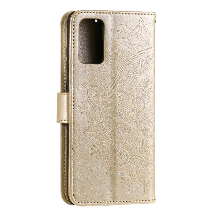 Bild 5, Samsung Galaxy S20 FE - Mandala Fodral - Guld