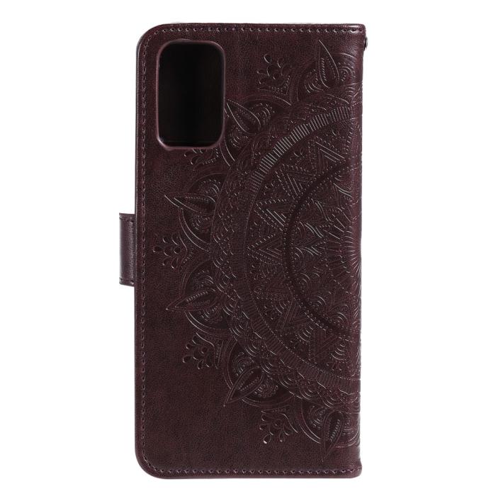Bild 3, Samsung Galaxy S20 FE - Mandala Fodral - Brun