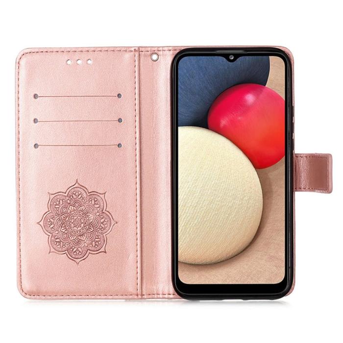 Bild 4, Samsung Galaxy A02s - Dream Catcher Fodral - Roséguld