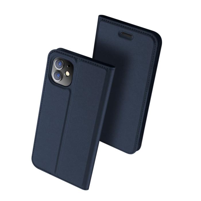 Bild 2, iPhone 11 - DUX DUCIS Plånboksfodral - Mörk Blå