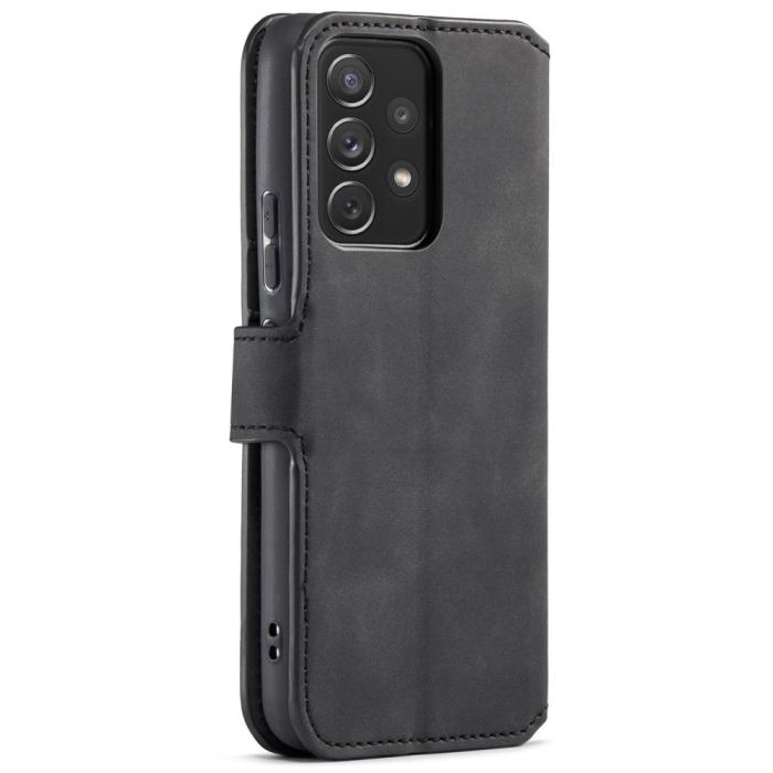Bild 3, DG.MING Samsung Galaxy A53 5G Fodral Retro Läder Svart