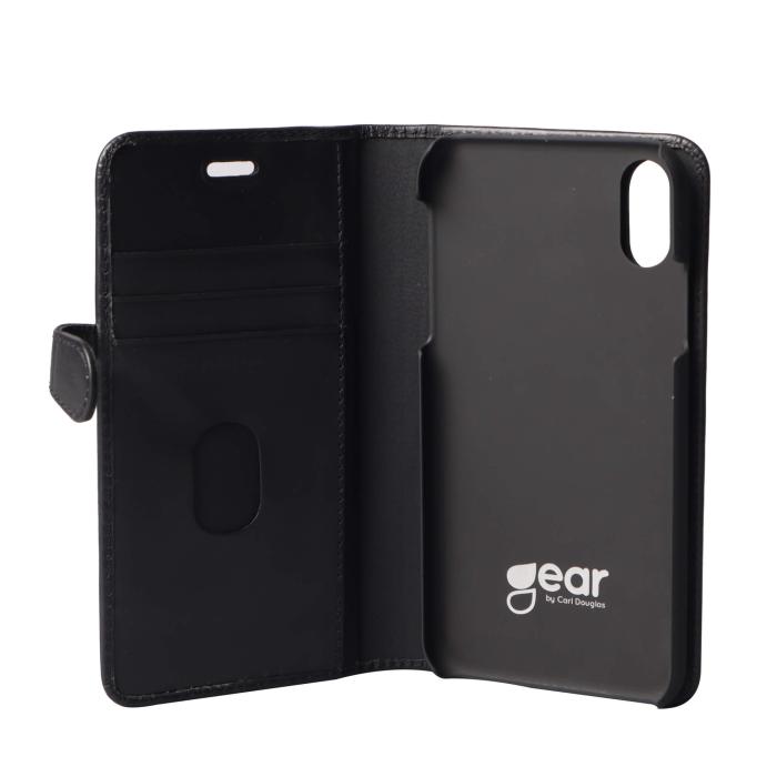 Bild 3, Buffalo iPhone XR Fodral 2in1 Äkta Läder Svart