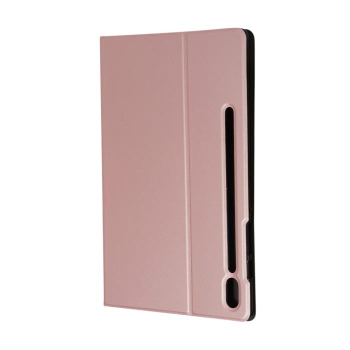 Bild 2, Samsung Galaxy Tab S7 Plus / Tab S8 Plus Fodral Case Stand Roséguld