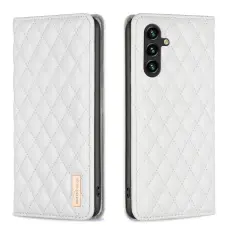 Samsung Galaxy A35 5G Fodral Flip Diamond Läder Vit