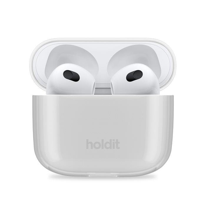 Bild 1, holdit AirPods 3 Skal Seethru Vit