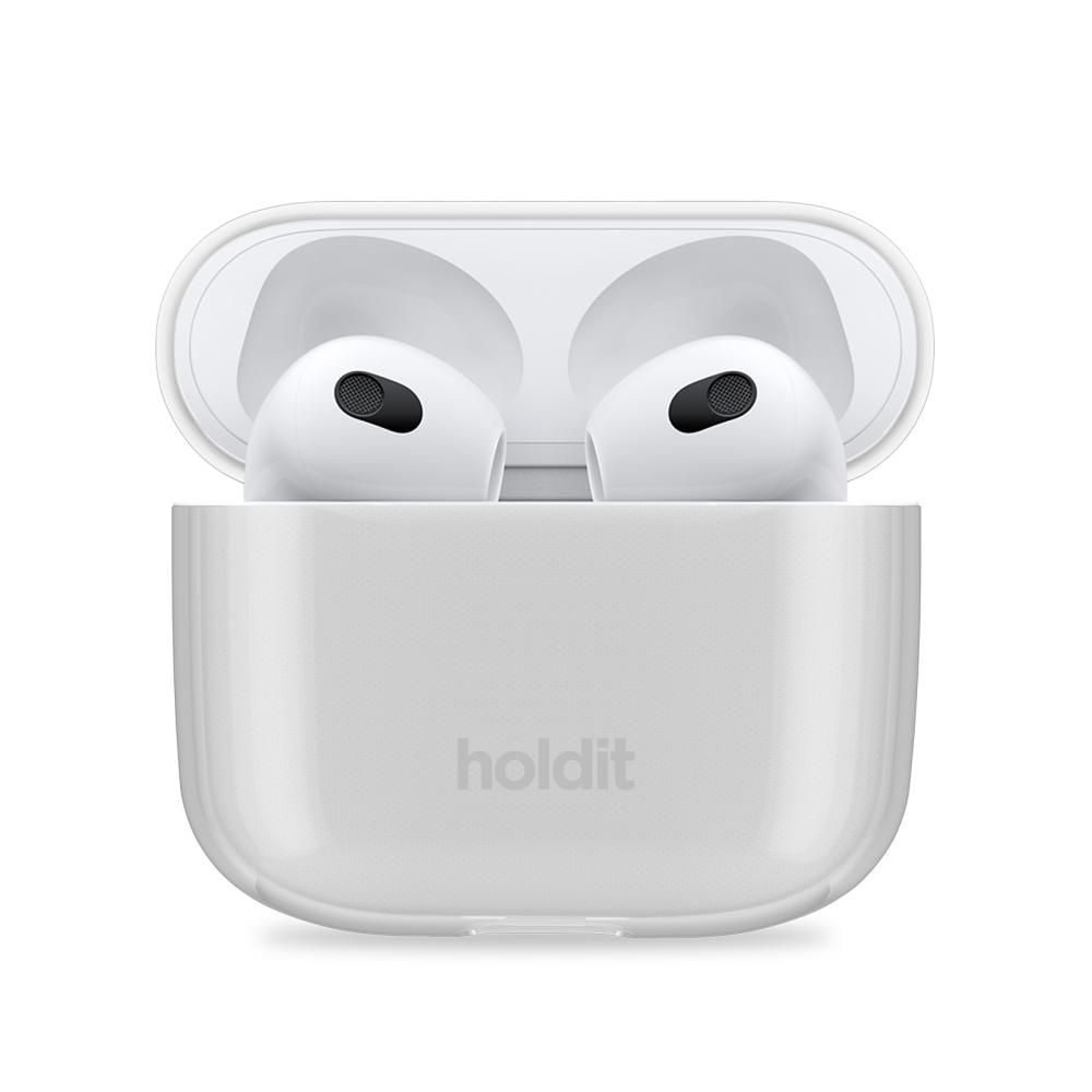 holdit AirPods 3 Skal Seethru Vit