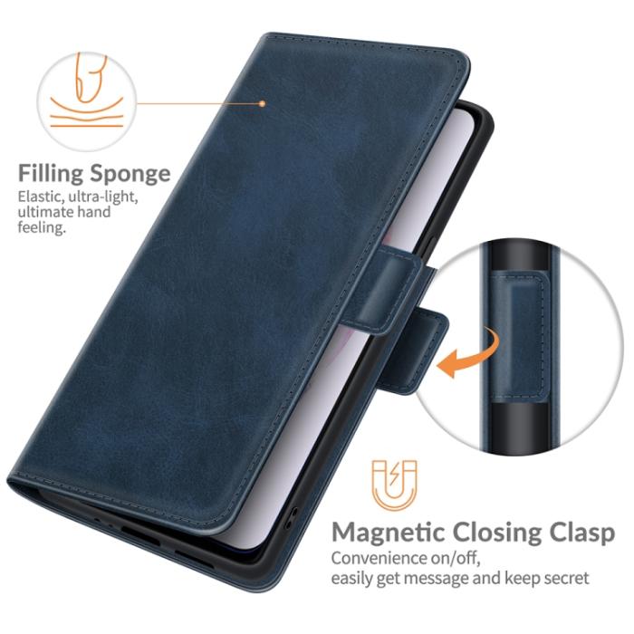 Bild 5, Samsung Galaxy S22 Fodral Magnetisk Stängning Blå