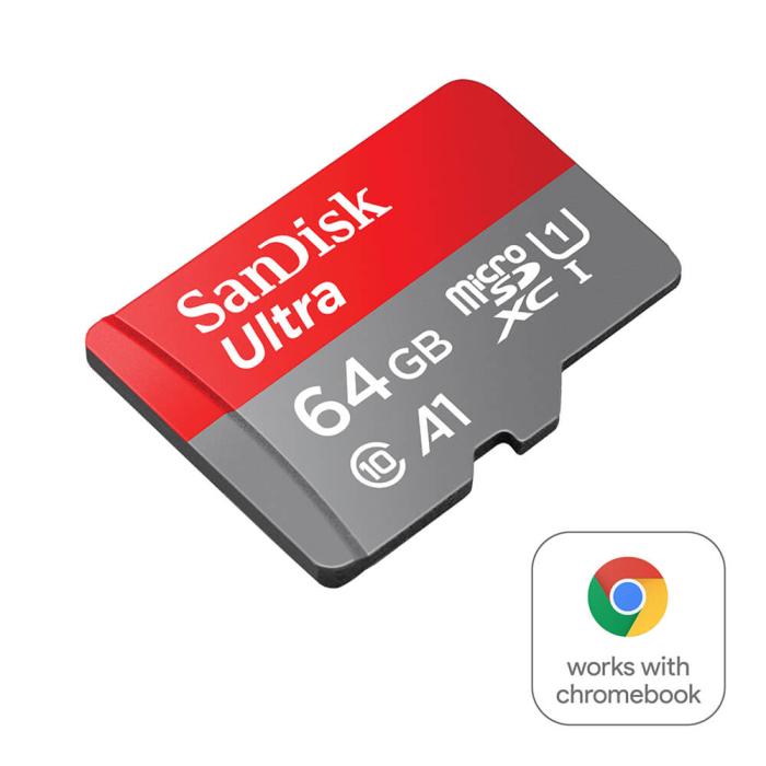 Bild 1, SanDisk MicroSDXC Tablet Ultra 64GB 140MB/s Inkl. Adapter