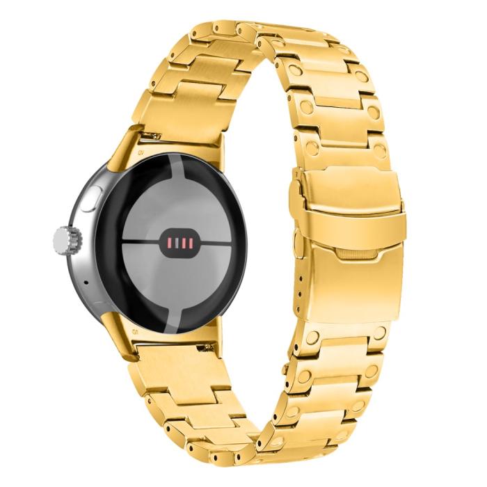 Bild 1, Lyxigt Metallarmband Google Pixel Watch / Watch 2 Guld