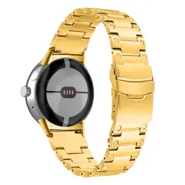 Lyxigt Metallarmband Google Pixel Watch / Watch 2 Guld