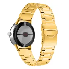 Lyxigt Metallarmband Google Pixel Watch / Watch 2 Guld
