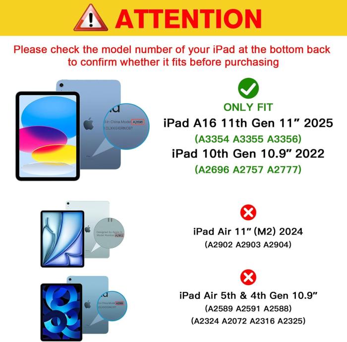 Bild 2, iPad 11 (A16) / iPad 10.9 Skärmskydd I Härdat Glas