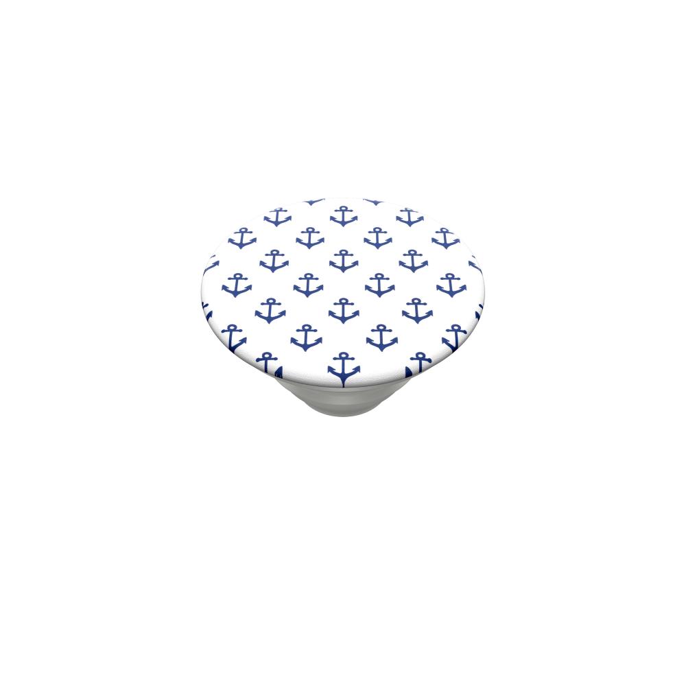 PopSockets Avtagbart Grip med Ställfunktion Anchors Away White