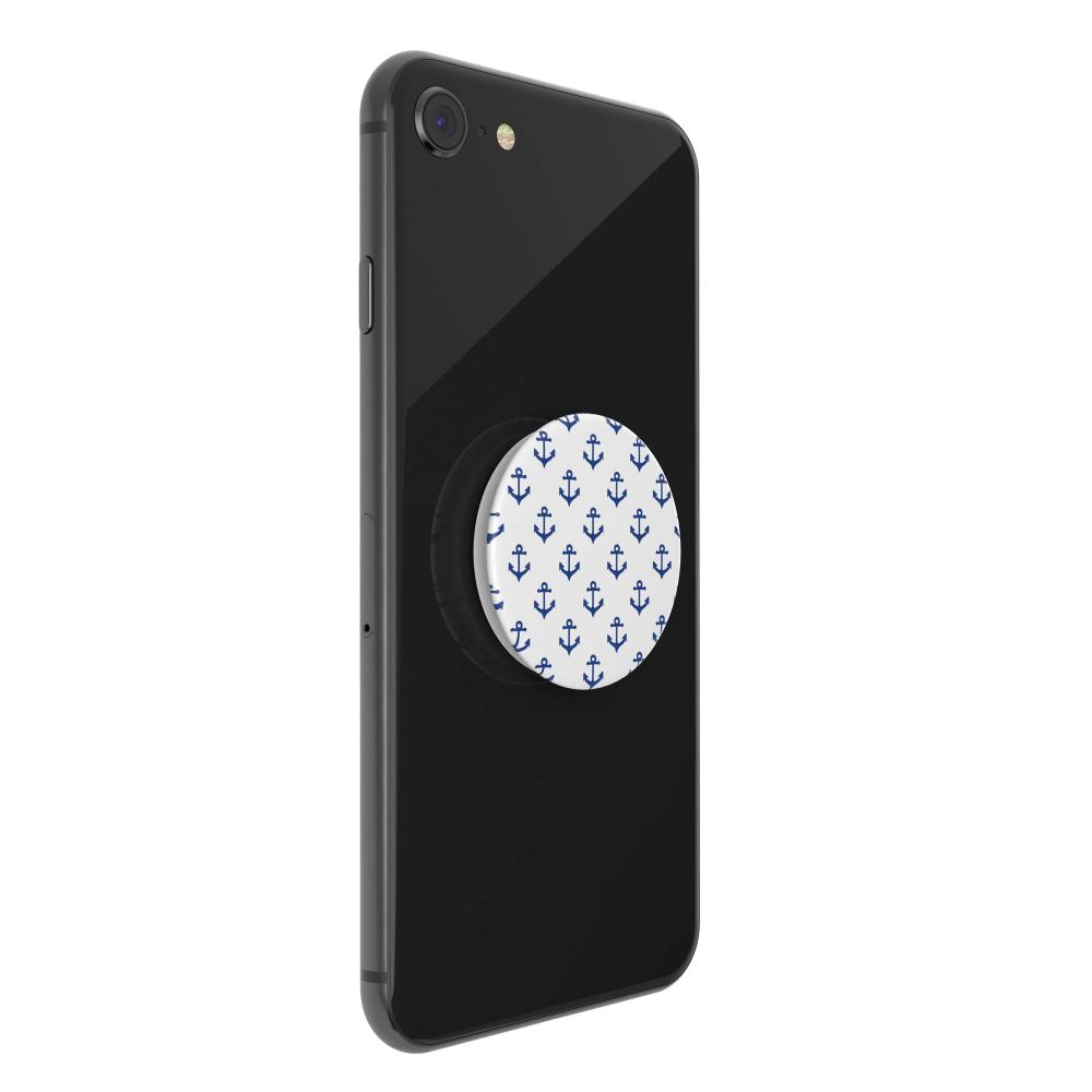 PopSockets Avtagbart Grip med Ställfunktion Anchors Away White