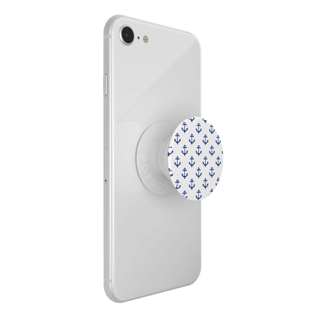 PopSockets Avtagbart Grip med Ställfunktion Anchors Away White