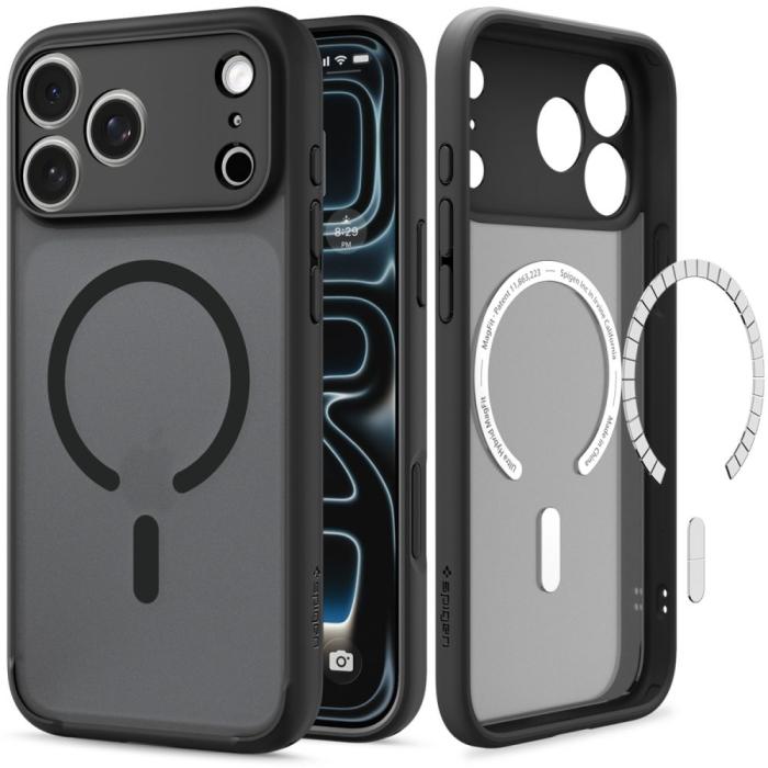 Bild 2, Spigen iPhone 18 Pro / 17 Pro Skal MagSafe Ultra Svart