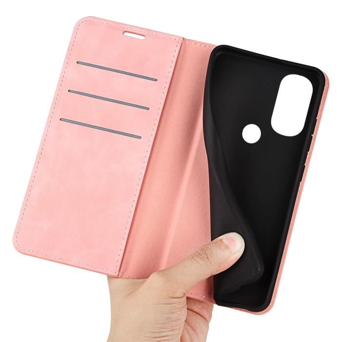 Bild 4, Motorola Moto G71 Fodral Flip Ljus Rosa