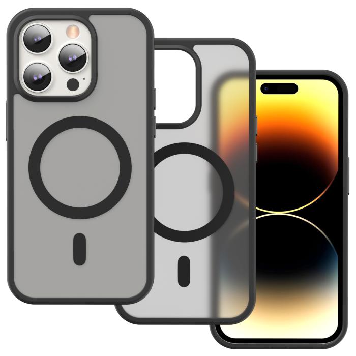 Bild 2, ColorPop iPhone 14 Pro Max Skal CH MagSafe Matt Svart