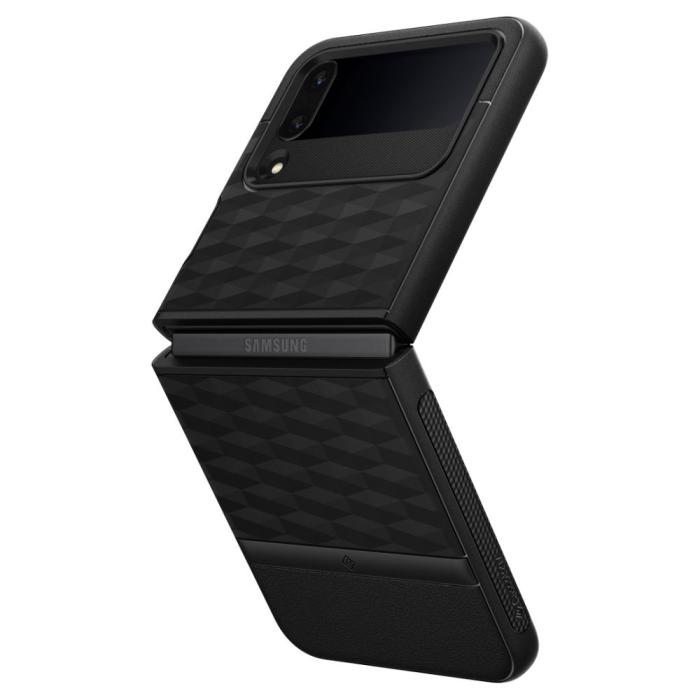 Bild 6, Spigen Caseology Samsung Galaxy Z Flip 4 Skal Parallax Matt Svart