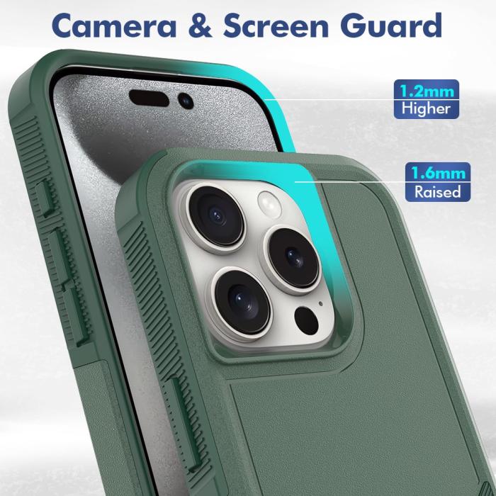 Bild 4, iPhone 16 Pro Skal Extreme Shockproof Grön