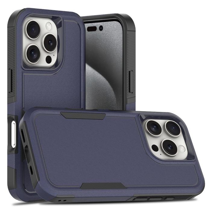 Bild 1, iPhone 16 Pro Skal Extreme Shockproof Mörk Blå