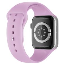Apple Watch 38/40/41 mm Silikon Armband (S/M) Ljus Lila