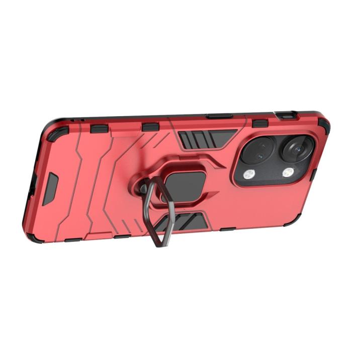 Bild 3, OnePlus Nord 3 5G Skal Hybrid Armor Ring Röd