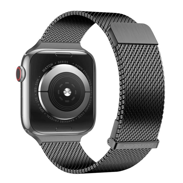 Bild 1, DUX DUCIS Apple Watch 42/44/45/49 mm Armband Milanese Pro