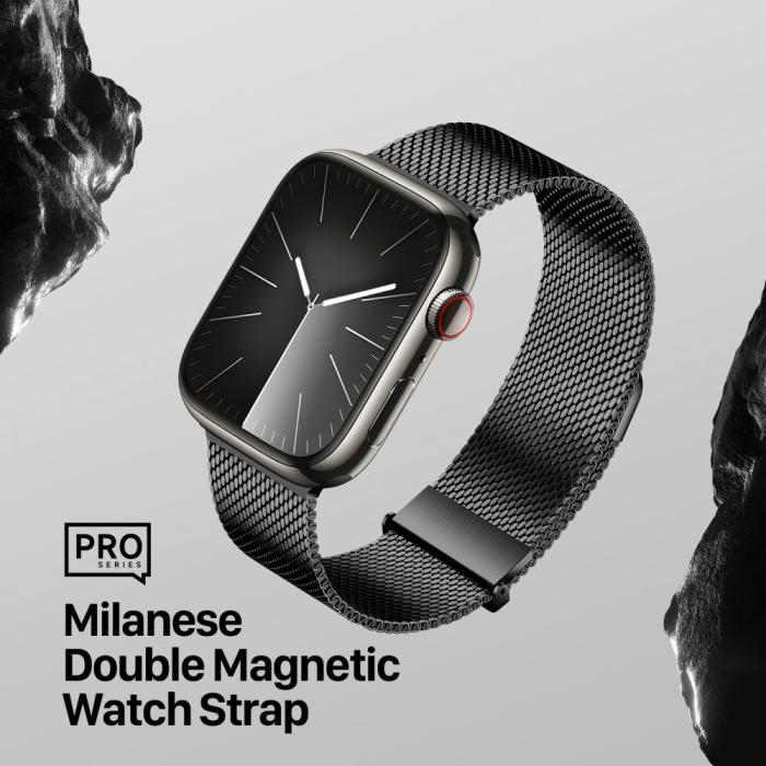 Bild 2, DUX DUCIS Apple Watch 42/44/45/49 mm Armband Milanese Pro