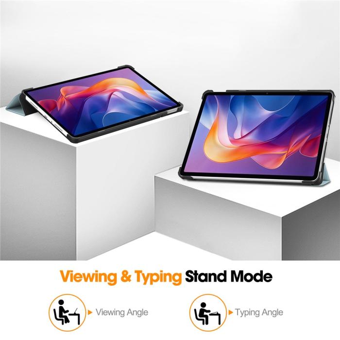 Bild 4, Xiaomi Redmi Pad 2 Fodral Tri-Fold Enhörning