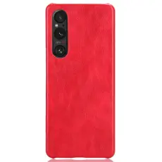Sony Xperia 1 V Skal Slim Läder Röd