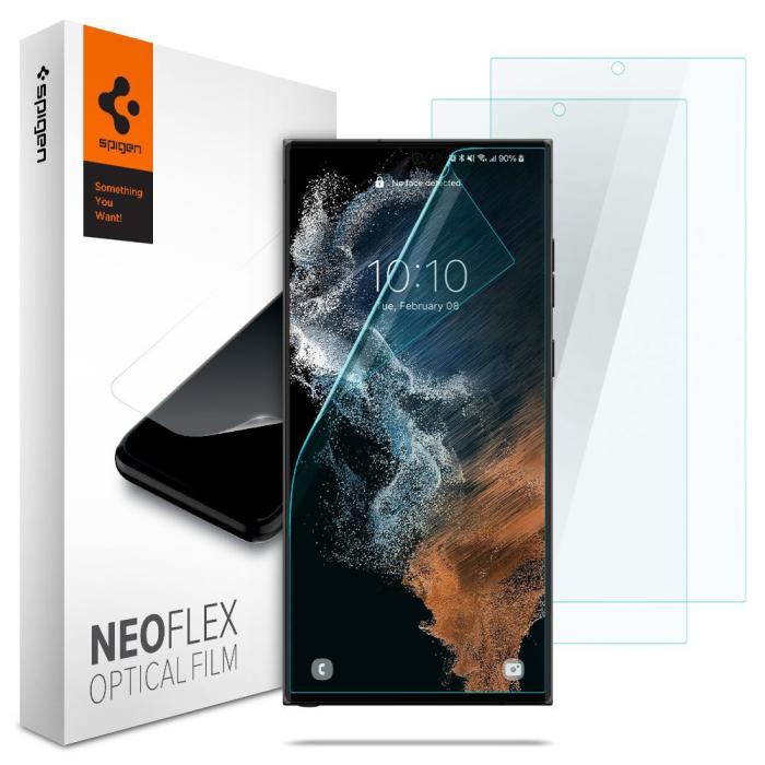 Bild 1, Spigen Samsung Galaxy S22 Ultra 2-PACK NeoFlex Skärmskydd